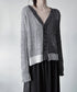 Layered Monochrome Cardigan