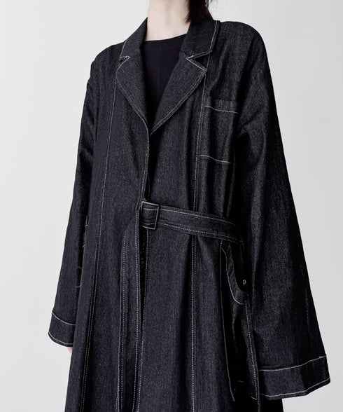 Architectural Denim Coat