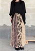 Ink Veil Pleat Skirt