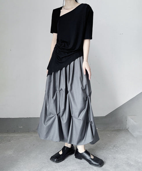 Asymmetric Drape Top