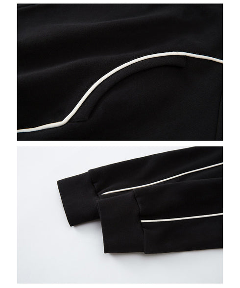 Open Shoulder Zip Top