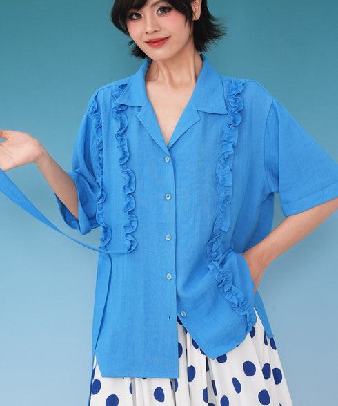 Ribbon Frill Blouse