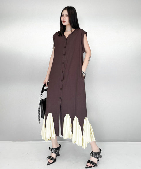 Petal Rhythm Long Dress