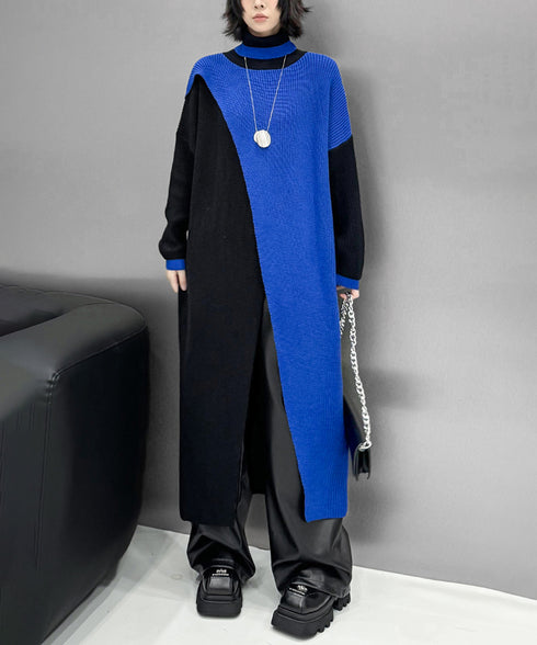 Center Slit Knit Dress