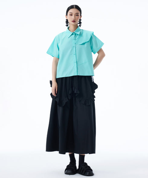 Cascade Panel Blouse