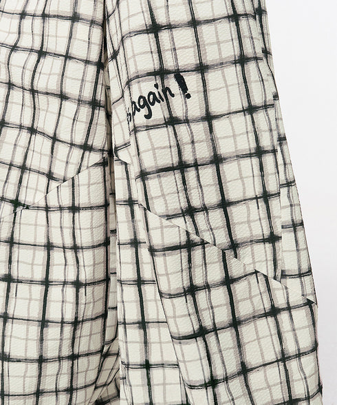 Grid Sketch Pants