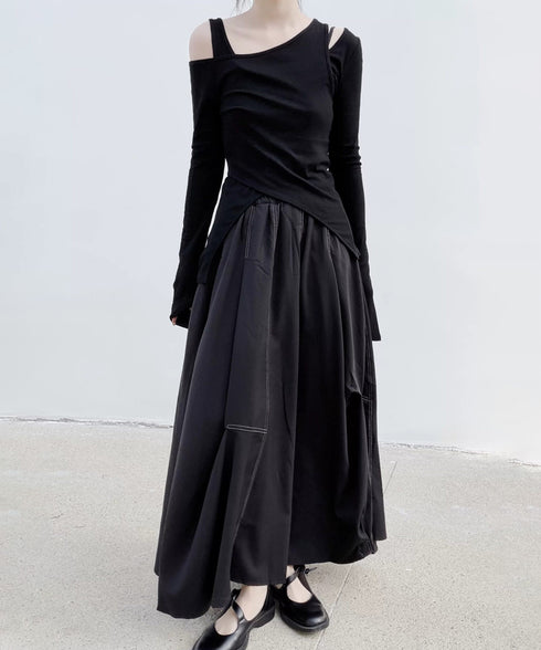 Layered Strap Long Top