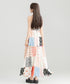 Patchwork Halter Maxi Dress
