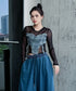 Denim Switch See-Through Top