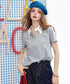 Lace Heart Polo Top