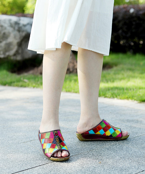 Color Block Sandals
