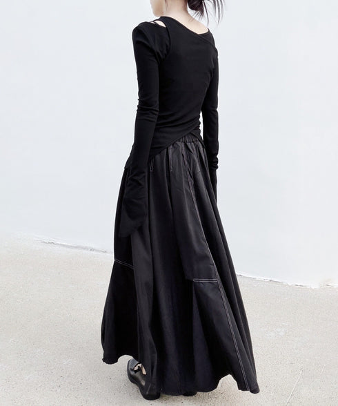 Layered Strap Long Top
