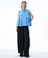 Beltline Pleat Blouse