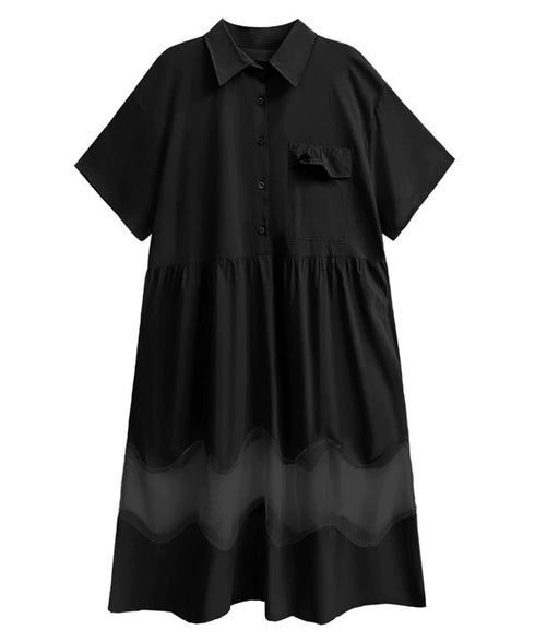 Ripple Panel Dress