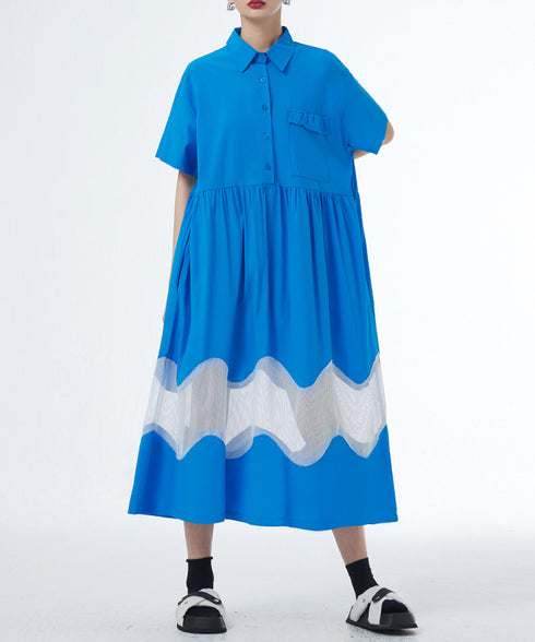 Ripple Panel Dress