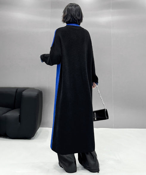 Center Slit Knit Dress