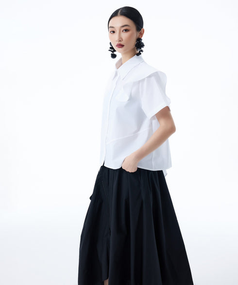 Cascade Panel Blouse
