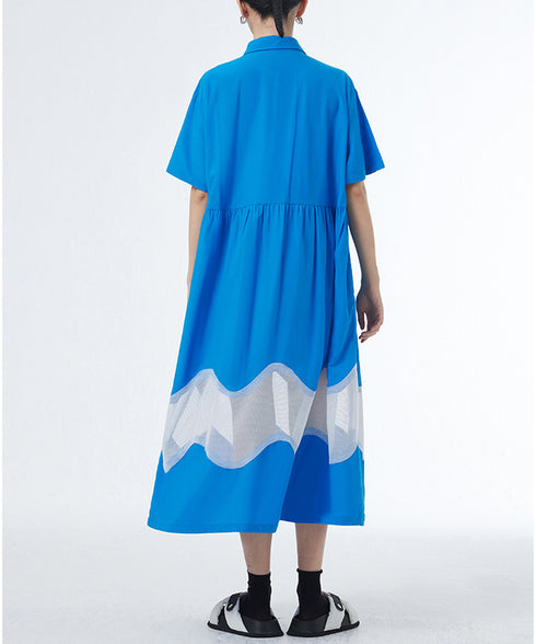 Ripple Panel Dress