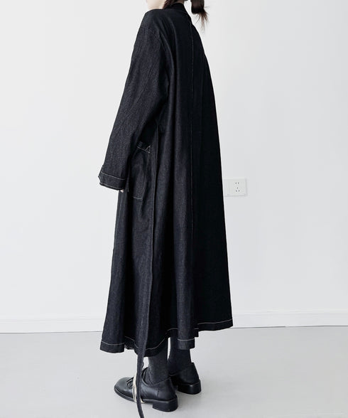 Architectural Denim Coat