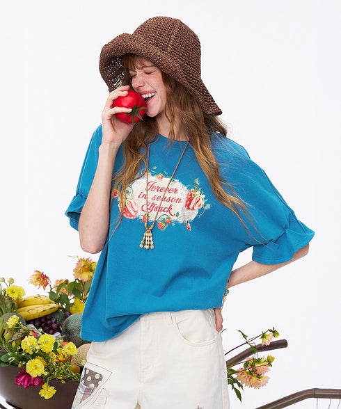 Berry Flutter Top