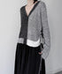Layered Monochrome Cardigan