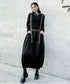 Cord Loose Suspender Skirt