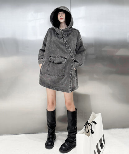 Denim Hoodie Jacket