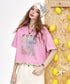 Lace Charm Graphic Top