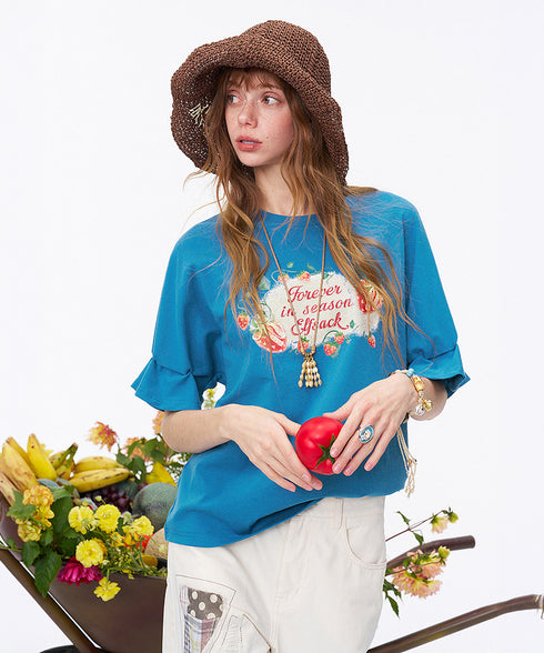 Berry Flutter Top