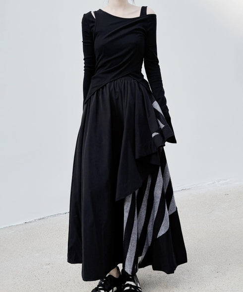 Glyph Cascade Skirt