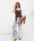 Charm Collage Wide Pants