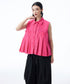 Beltline Pleat Blouse