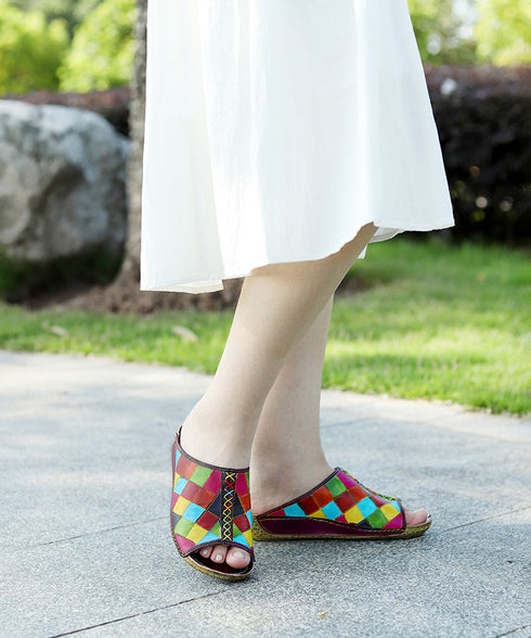 Color Block Sandals