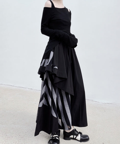 Glyph Cascade Skirt