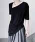 Asymmetric Drape Top