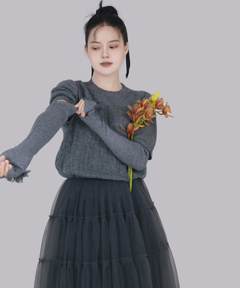 Avelisse Ruffle Gloves
