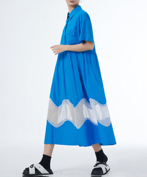 Ripple Panel Dress