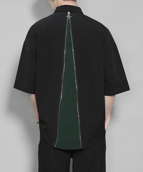 Back Zip Shirt