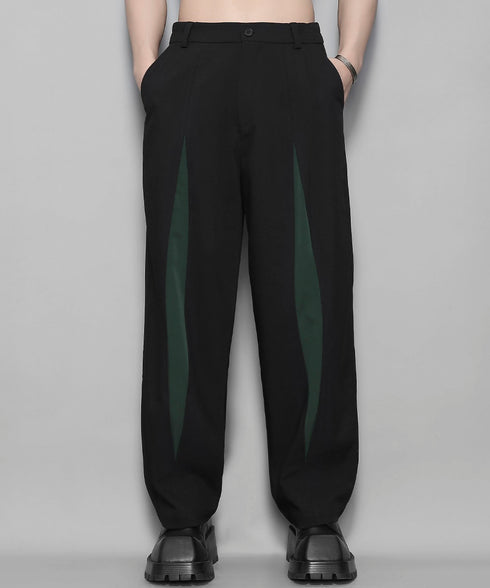 Center Splicing Design Pants