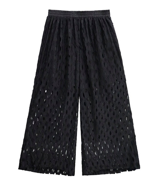 Cut-out Wide Pants
