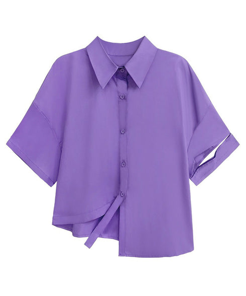 One Side Short Blouse