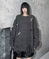 Pinfall Distressed Knit