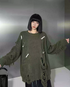 Pinfall Distressed Knit