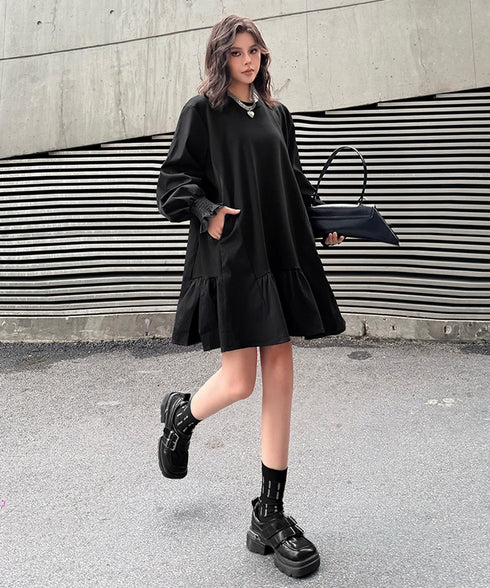 Volume Flare Dress