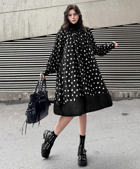 Dot Veil Dress