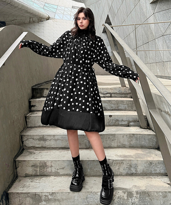 Dot Veil Dress