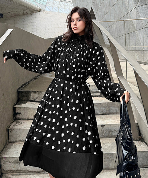 Dot Veil Dress