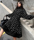 Dot Veil Dress