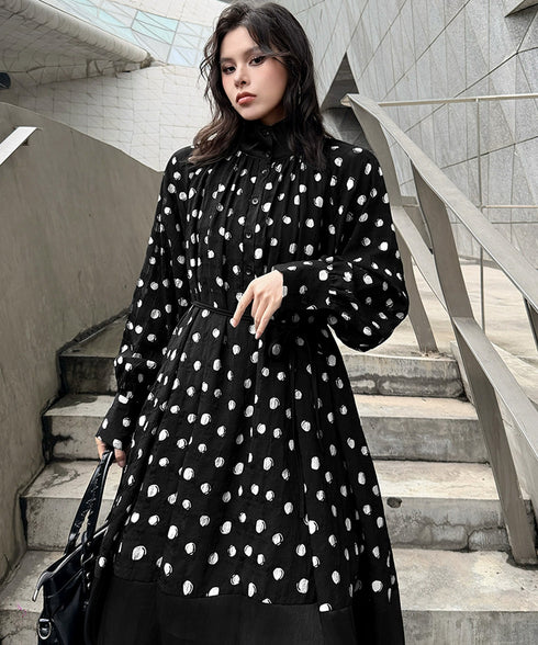 Dot Veil Dress