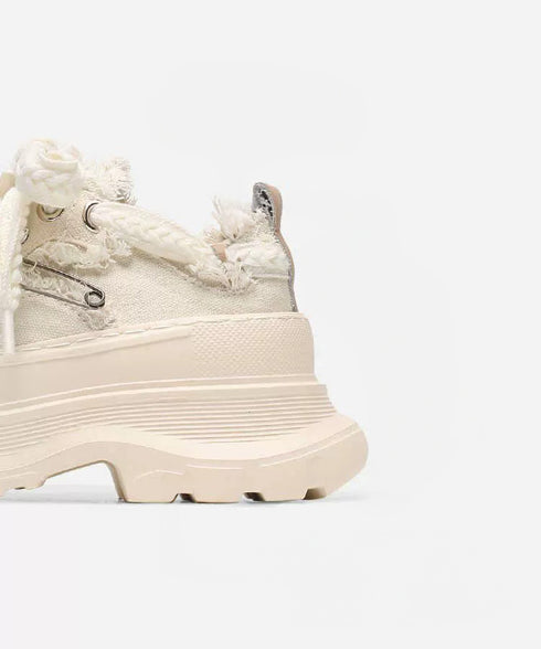 Canvas Platform Shoes